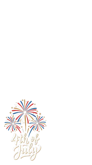 4th of July · Fireworks frame