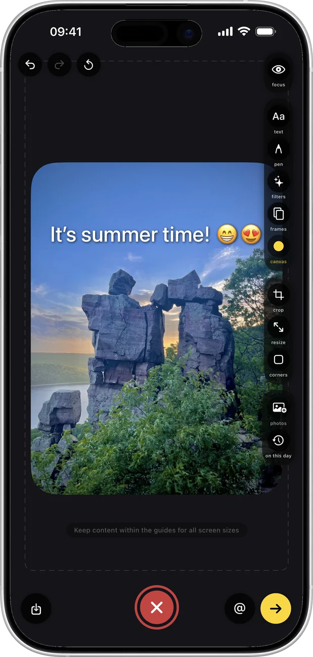 A photo with handwritten text