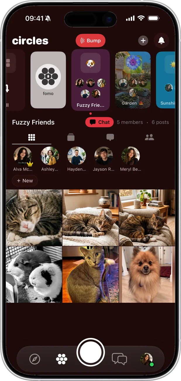A circle called Fuzzy Friends