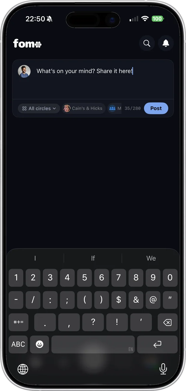 Composing a post