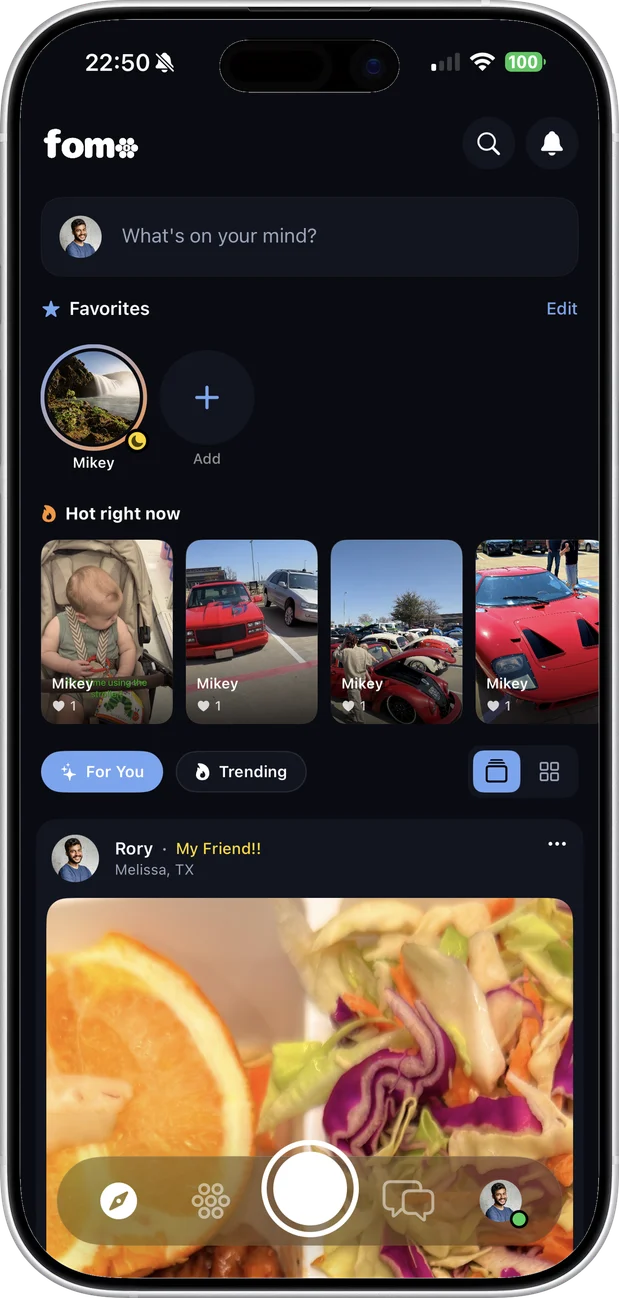 The fomo feed