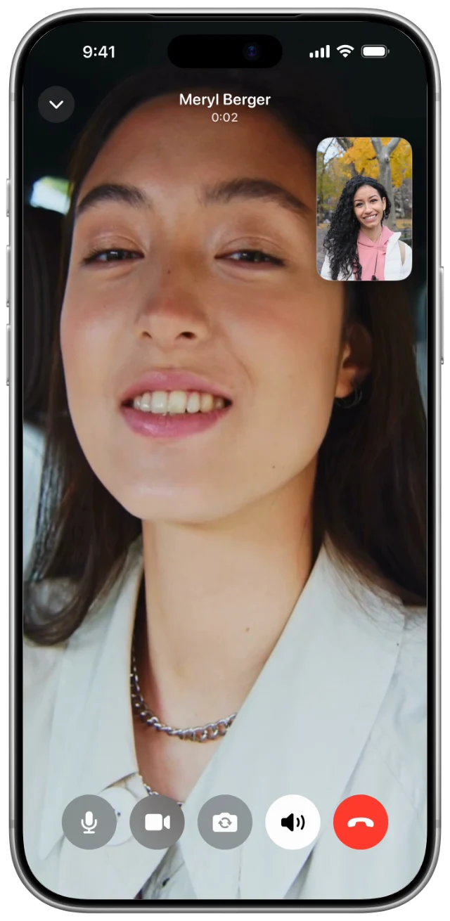 A one-on-one fomo video call
